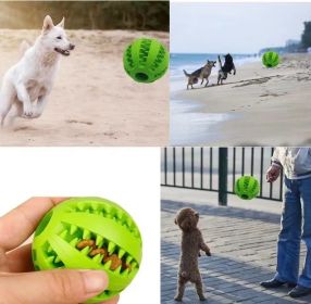 Pet Dog Toy Interactive Rubber Balls Pet Dog Cat Puppy Chew Toys Ball Teeth Chew Toys Tooth Cleaning Food Balls Hond Spel