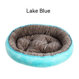 Four Seasons Universal Cat Nest For Deep Sleep (Option: Lake Blue-S)