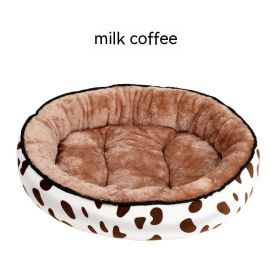 Four Seasons Universal Cat Nest For Deep Sleep (Option: Cow Coffee-XXL)