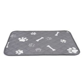 Pet Diaper Pad Reusable Washable Absorbent Non-Slip Waterproof Diaper Diaper Non-Wet; Dog Diaper Pad (Color: Printed)