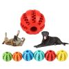 Dog Squeaky Ball Toy; Pet Chew Toy For Dog; Tooth Cleaning Ball Bite Resistant Pet Supplies