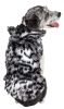 Pet Life Luxe 'Paw Dropping' Designer Gray-Scale Tiger Pattern Mink Fur Dog Coat Jacket