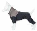 Pet Life Active 'Embarker' Heathered Performance 4-Way Stretch Two-Toned Full Body Warm Up