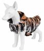 Pet Life Luxe 'Tigerbone' Glamourous Tiger Patterned Mink Fur Dog Coat Jacket