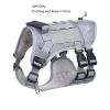 Universal Outdoor Dog Harness With Pet Leash And Snap Shackle Hitched Loop For Dogs