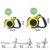 3/5M Dog Leash Durable Leash Automatic Retractable Walking Running Leads Dog Cat Leashes Extending Dogs Pet Products