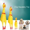 Hot Sell Screaming Chicken Pets Dog Toys Squeeze Squeaky Sound Funny Toy Safety Rubber For Dogs Molar Chew Toys