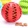 Dog Squeaky Ball Toy; Pet Chew Toy For Dog; Tooth Cleaning Ball Bite Resistant Pet Supplies