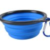 1000ml Large Collapsible Dog Pet Folding Silicone Bowl Outdoor Travel Portable Puppy Food Container Feeder Dish Bowl