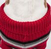 Polo-Casual Lounge Cable Knit Designer Turtle Neck Dog Sweater