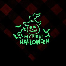 Plaid Luminous Halloween Pet's Saliva Towel (Option: Single Layer Style 1-65x45x45)