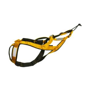 Dog Outdoor Sled Chest Strap (Option: Yellow-3XL)